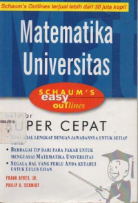 Image of Matematika Universitas Belajar Super Cepat