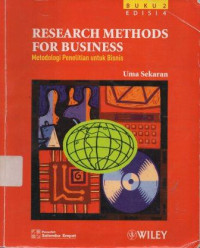 Image of Metodologi Penelitian Untuk Bisnis Buku 2