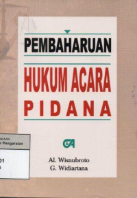 Image of Pembaharuan Hukum Acara Pidana