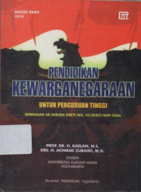 Image of Pendidikan Kewarganegaraan Untuk Perguruan Tinggi