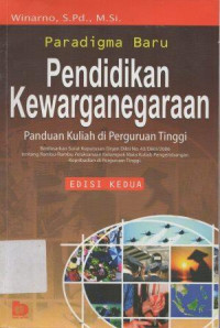 Image of Pendidikan Kewrganegaraan Panduan Kuliah Di Perguruan Tinggi