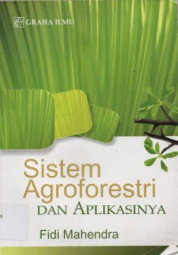 Image of Sistem Agroforestri dan Aplikainya