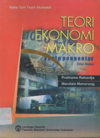 Image of Teori Ekonomi Makro Suatu Pengantar