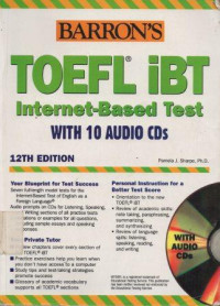 Image of Toefl IBT Internet-Based Test