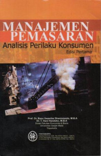 Image of Manajemen Pemasaran Analisis Perilaku Konsumen