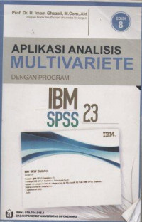 Image of Aplikasi Analisis Multivariete