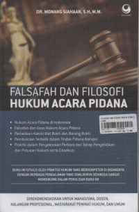 Image of Falsafah Dan Filosofi Hukum Acara Pidana