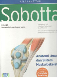 Image of Sobotta Anatomi Umum Dan Sistem Muskuloskeletal
