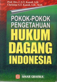 Image of Pokok Pokok Pengetahuan Hukum Dagang Indonesia