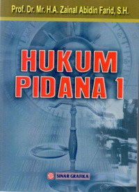 Image of Hukum Pidana I