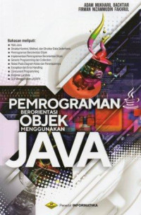 Image of PEMROGRAMAN BERORIENTASI OBJEK MENGGUNAKAN JAVA