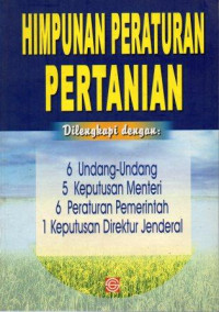 Image of Himpunan Peraturan Pertanian
