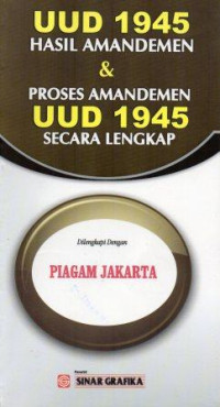 Image of UUD 1945 Hasil Amandemen & Proses Amandemen UUD 1945 Secara Lengkap