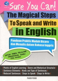 Image of Sure You Can! The Magical Steps To Speak and Write in English