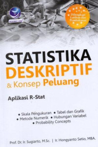 Image of Statistika Deskripstif & Konsep Peluang Aplikasi R-Stat