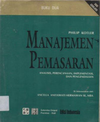 Image of manajemen pemasaran jilid 2